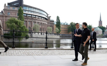 Kristersson und Zelenskyj in Stockholm